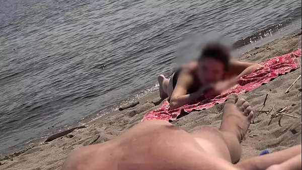 Dick Flash On Beach - Little Dick Public Flashing