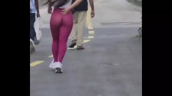 Married Almost Naked On The Street In Transparent Leggings Luana Kazaki