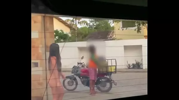 Naughty Wife Received The Water Delivery Boy Totally Naked At Her Door Pipa Beach (Rn) Luana Kazaki