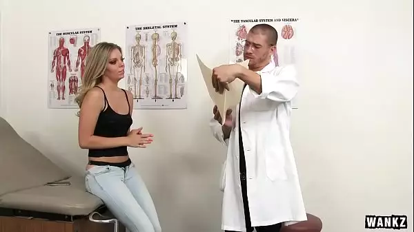 Wankz- Sexy College Blonde Trisha Exploited At Doctors