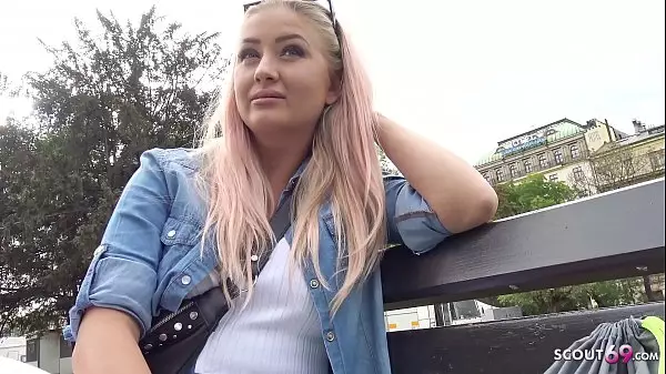 German Scout - Curvy College Teen Talk To Fuck At Real Street Casting For Cash