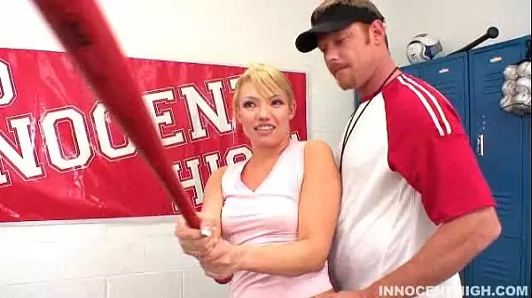 Horny Blonde Maya Hills Seduces Her Her Coach In The Locker Room