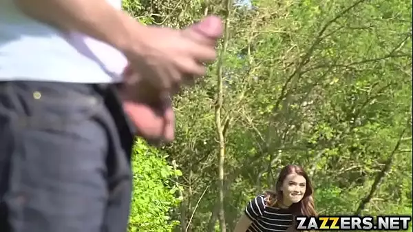 Mishas Tight Pussy Got Pounded In The Woods