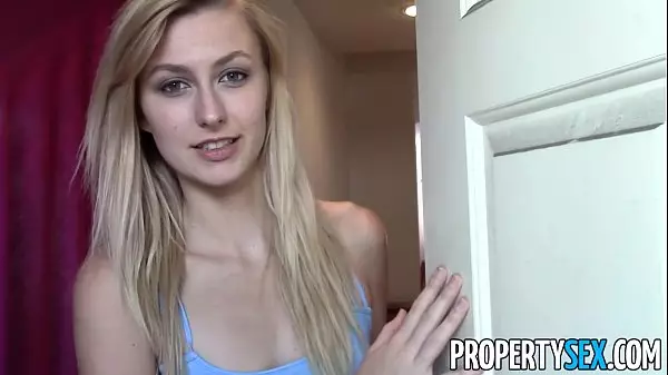 Propertysex - Good-Looking Blonde Real Estate Agent Hardcore Sex In Apartment