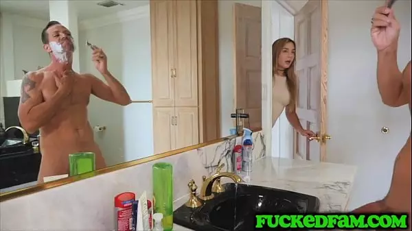 Super Hot Teen Blair Williams Fuck Stepdad Cock In Bathroom