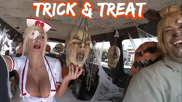 Bangbros - Halloween Special With Puma Swede On The Bang Bus #Fbf