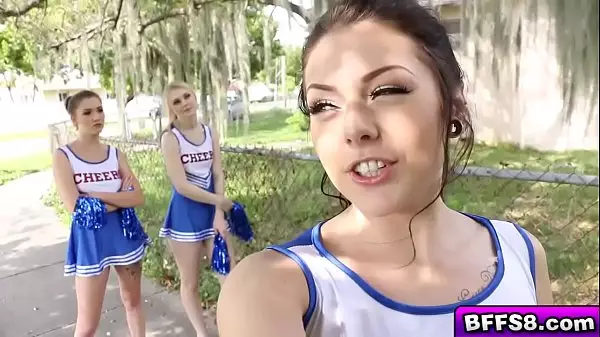 Hot Cheerleaders Group Fuck With Their Horny Coach