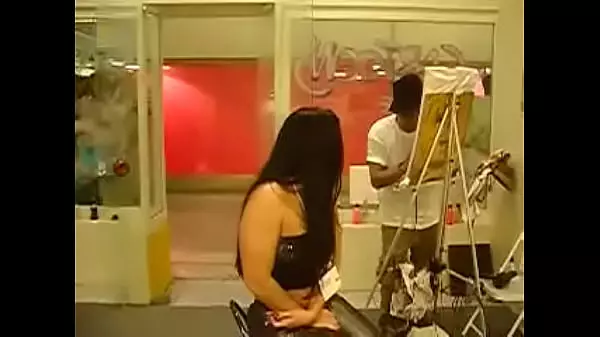 Monica Santhiago Porn Actress Being Painted By The Painter The Payment Method Will Be In The Painted One