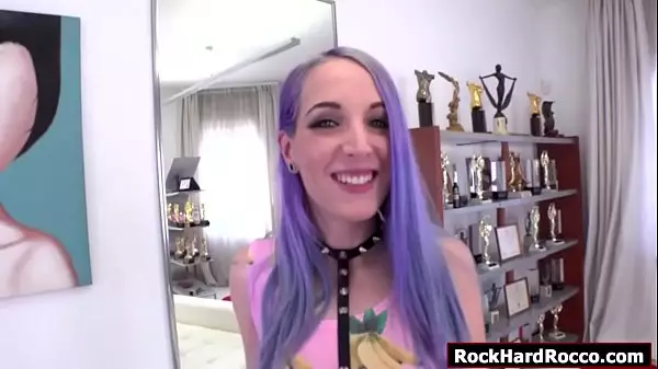 Purple Haired Babe Ass Fucked By Rocco