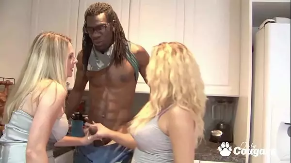 Scarlett Wild And Britney Young Let A Black Man Cum All Over Them