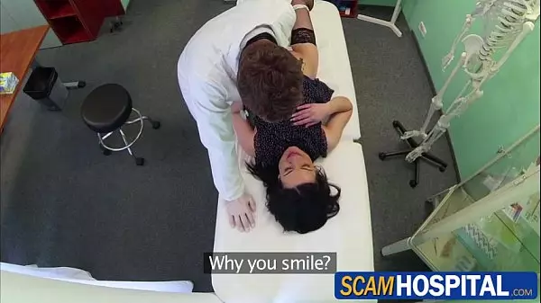 Brunette Patient Inga Gets Rammed By Her Doctor In The Examining Table