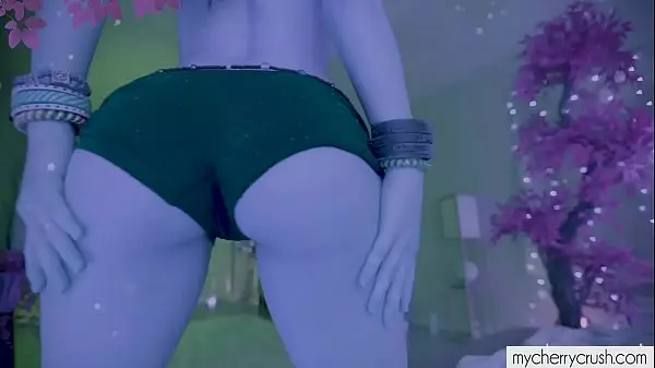 Cherrycrush - Avatar Cosplay - Oiled Ass - Butt Plug And Fuck Machine - Halloween 2020