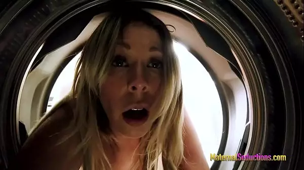 Fucking My Busty Step Mom While She Is Stuck In The Washing Machine - Nikki Brooks