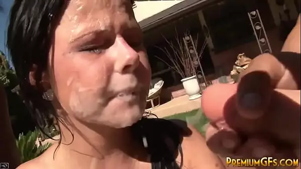 Loni Evans With Big Tits Blowbang Outdoor