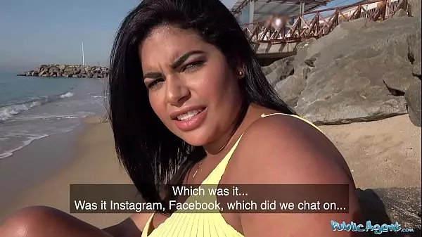 Public Agent A Blind Date For Latina With Huge Natural Boobs