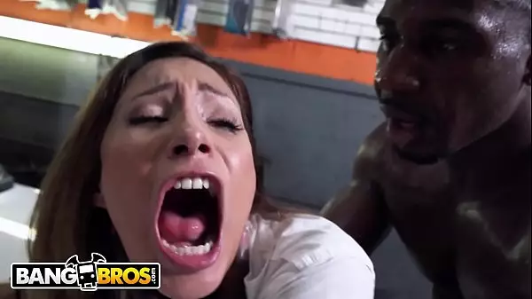 Bangbros - Young Jade Jantzen Craves The Mechanic'S Big Black Dick