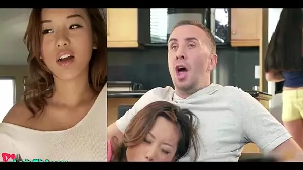 Alina Li Cute Asian Splitscreen