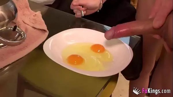 Ainara Loves Eating Cum Omelettes For Breakfast