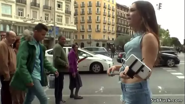 American Slut Tourist Disgraces Herself