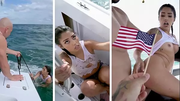 Bangbros - Cuban Hottie, Vanessa Sky, Gets Rescued At Sea By Jmac