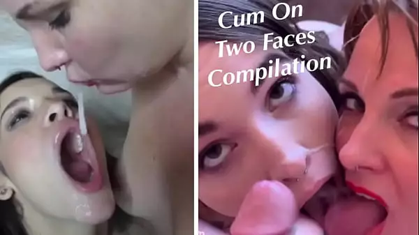 Cum On Two Girls Facial Compilation : Amateurs Suck, Swap & Swallow