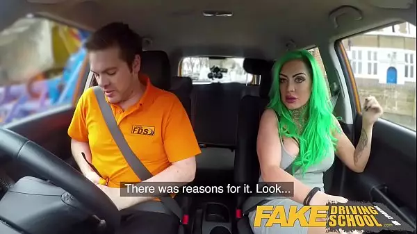 Fake Driving Busty Learner Is Wet And Horny For Instructors Cock