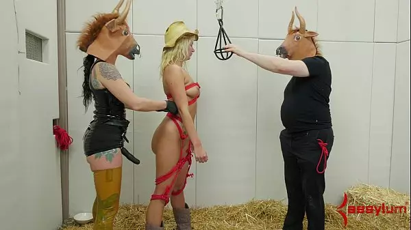 Layla Price Gets B. Painal Fuck From Sick Bitch Dressed As Bull