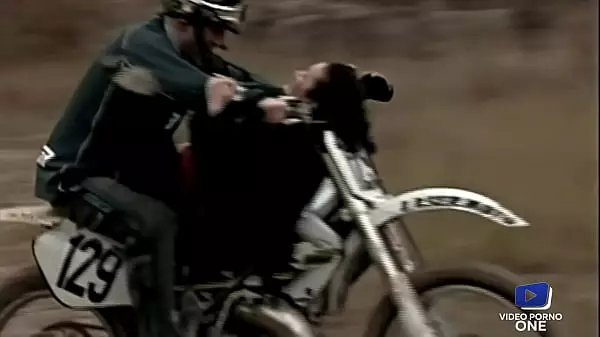 Rebel Brunettes Lee Ann And Maeva Fuck On A Motorbike