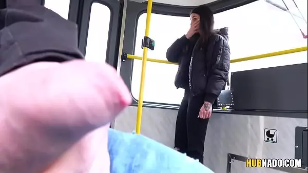 Woman Watches Me Jerking Off On A Tram! # Stacy Sommers