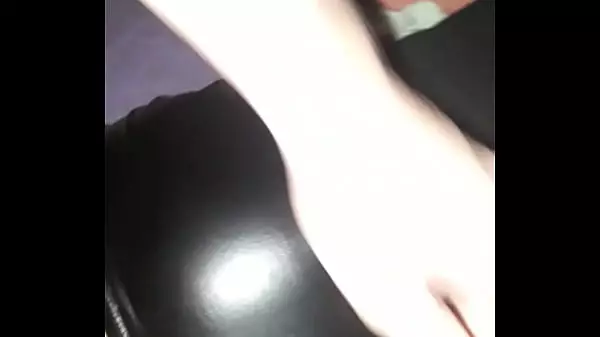 Milf In Leather Mini Skirt