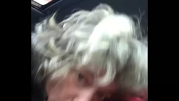 Granny Suck In Car