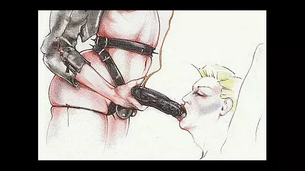 Strapon Lesbian Cartoon
