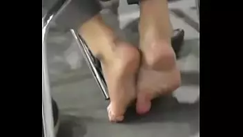 Candid Foot Touch