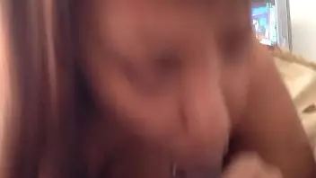 Girl Gives Blowjob And Swallows