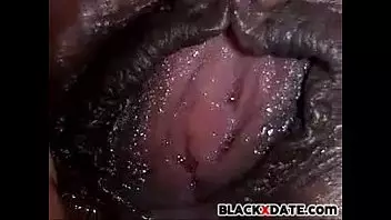 Close Up Ebony Cunt