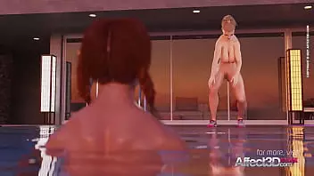 3D Animated Lesbian Porn