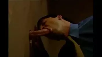 Gay Gloryhole Cum Eating