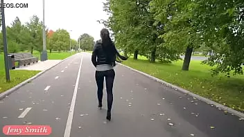 Masterbating In Leggings
