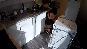 Sex In Kitchen Mom